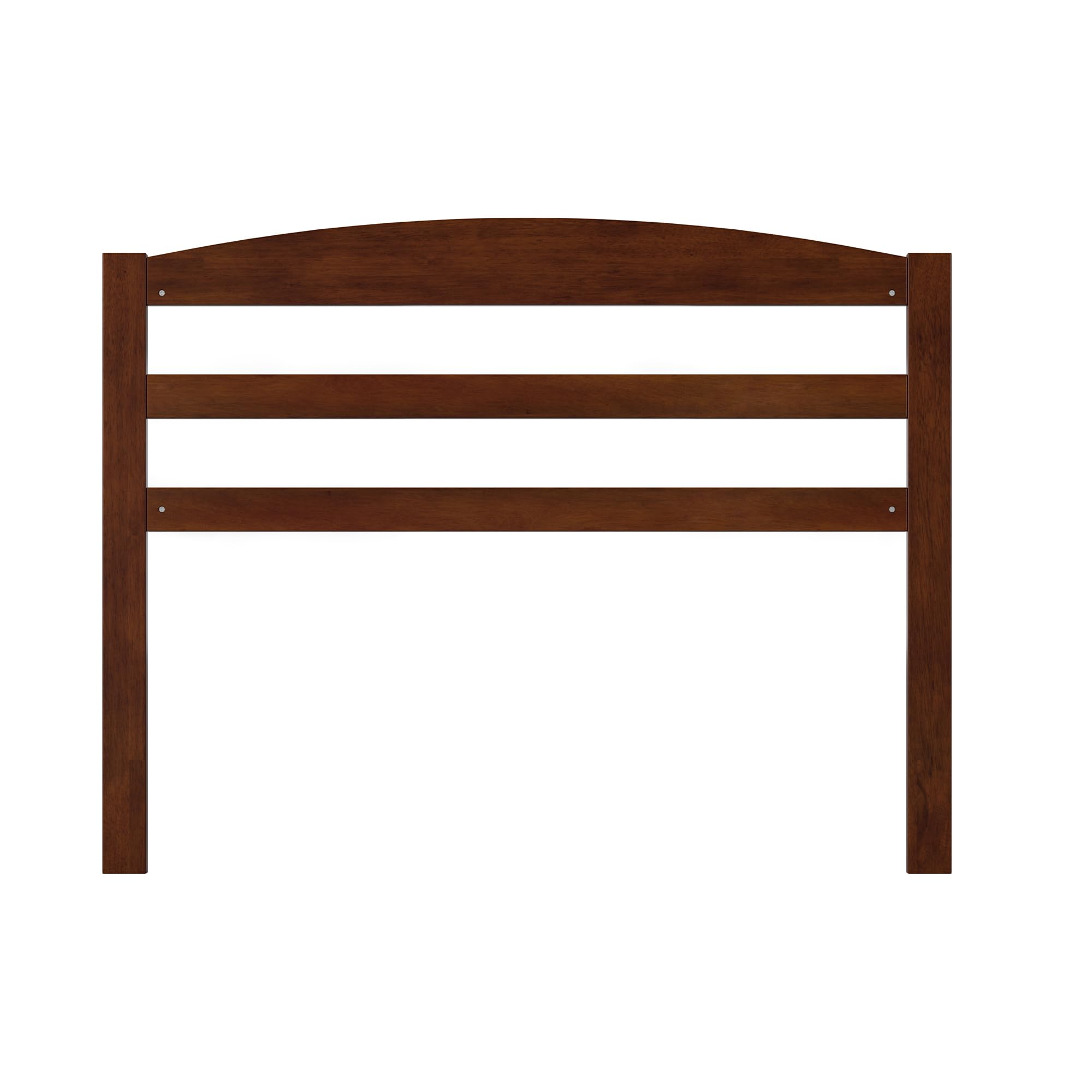 AFI Warren Full Size Wood Headboard with USB Charging Ports - Walnut Finish for Bedroom, Guest Room, and Hotel Decor