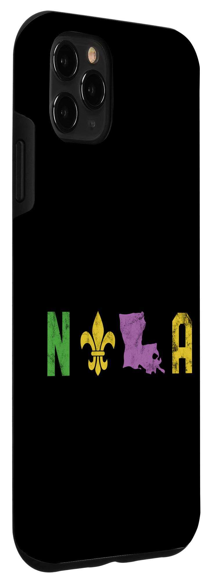 iPhone 11 Pro Max Case - Mardi Gras New Orleans Vintage Design Party Gift - Perfect for Carnival Celebrations & Festive Events