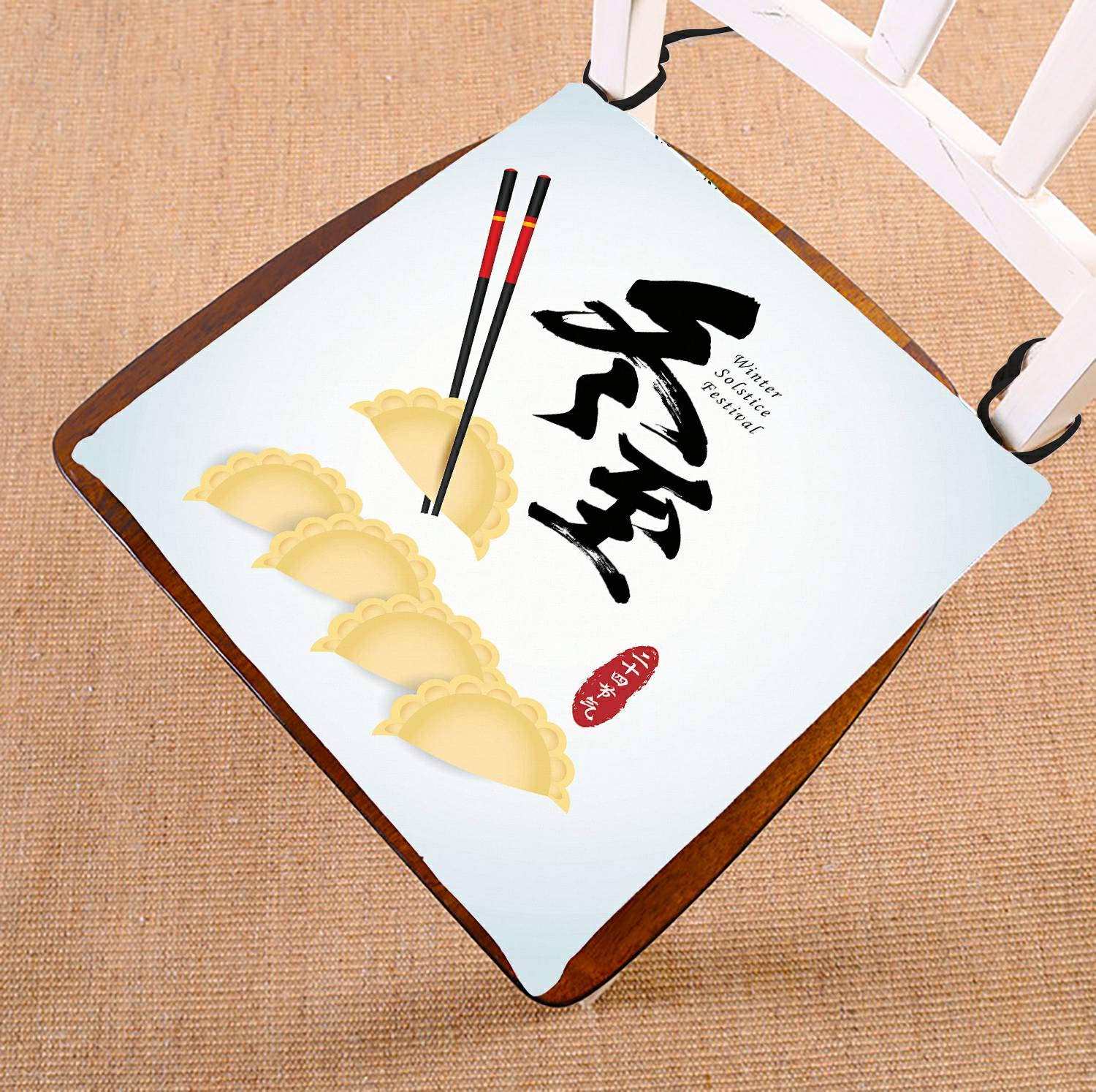 ECZJNT Handmade Cuisine Dumplings Chopsticks - 20x95 Inch Decorative Bed Runner & Scarf for Asian-Themed Bedroom Decor | Perfect for Weddings, Home Styling, and Cultural Events