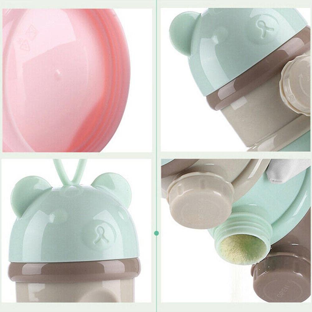 Portable 4-Layer Baby Formula Dispenser & Food Storage Container - Travel & Outdoor Powder Snack Organizer for On-the-Go Parents | Perfect for Diaper Bags, Camping Trips, and Daily Use