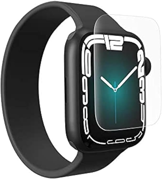 Apple Watch Series 7 (41mm) Screen Protector by Zagg | Tempered Glass Shield | Scratch Resistant | Easy Installation | Perfect for Workouts, Swimming & Daily Wear
