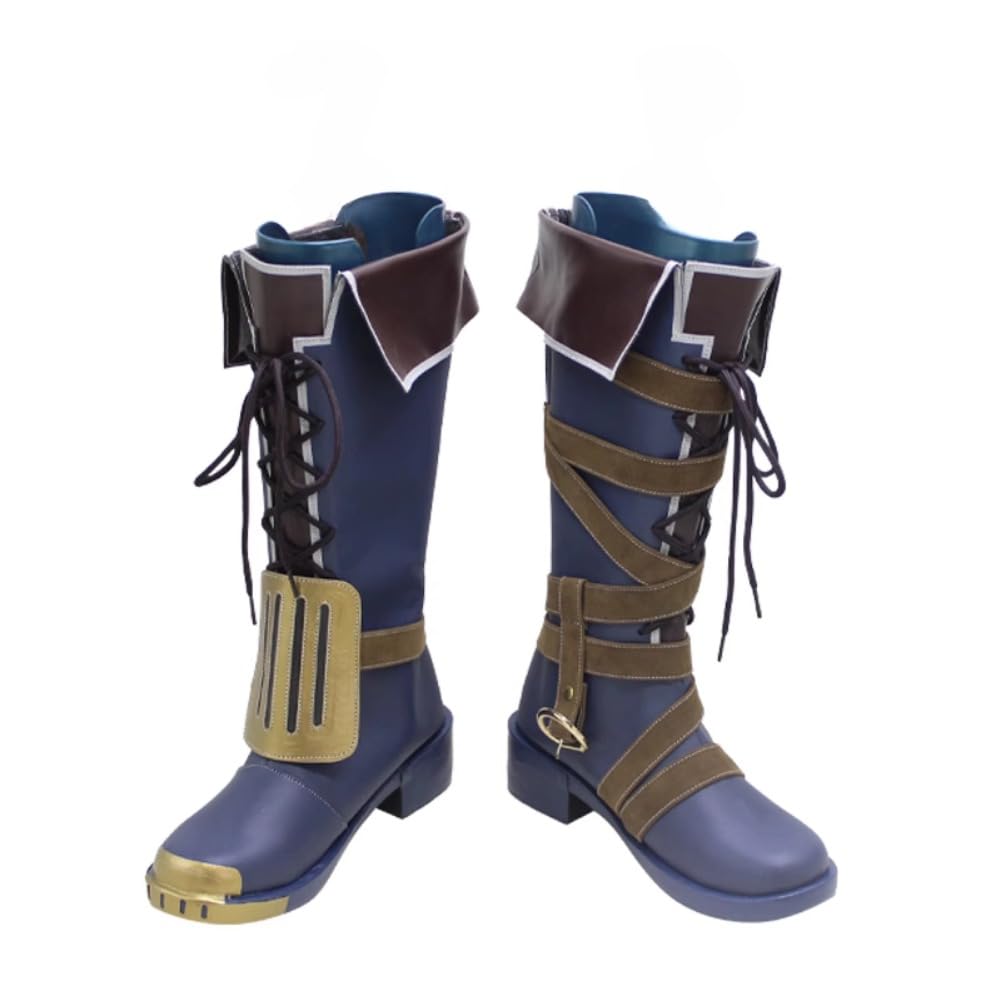 New Anime LOL Arcane Vi Cosplay Shoes - The Piltover Enforcer Boots for Women & Men | Halloween Costume, Gaming Conventions & Themed Parties