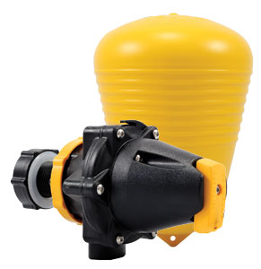 Jobe Megaflow Trough Valve - Long Tail Version with Backing Nut & Washer for Kayak, Canoe, and Small Boat Drainage Systems