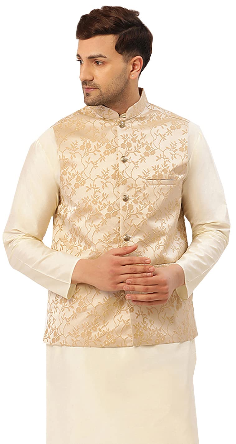 Maple Clothing Men's Nehru Jacket | Indian Waistcoat & Traditional Vest | Wedding Guest Outfit | Formal Occasion & Cultural Event Wear