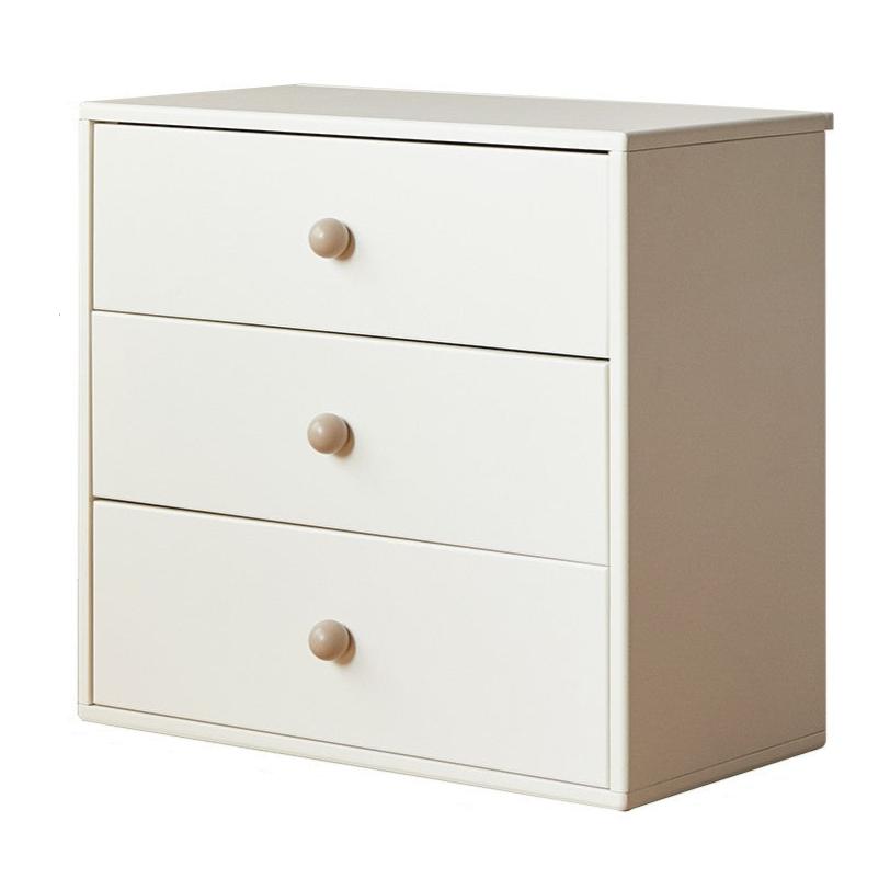 Pine Solid Wood Cream Kids Dresser with 5 Drawers - Nursery Storage Cabinet for Baby Clothes & Toys - Perfect for Bedroom, Playroom & Daycare Organization