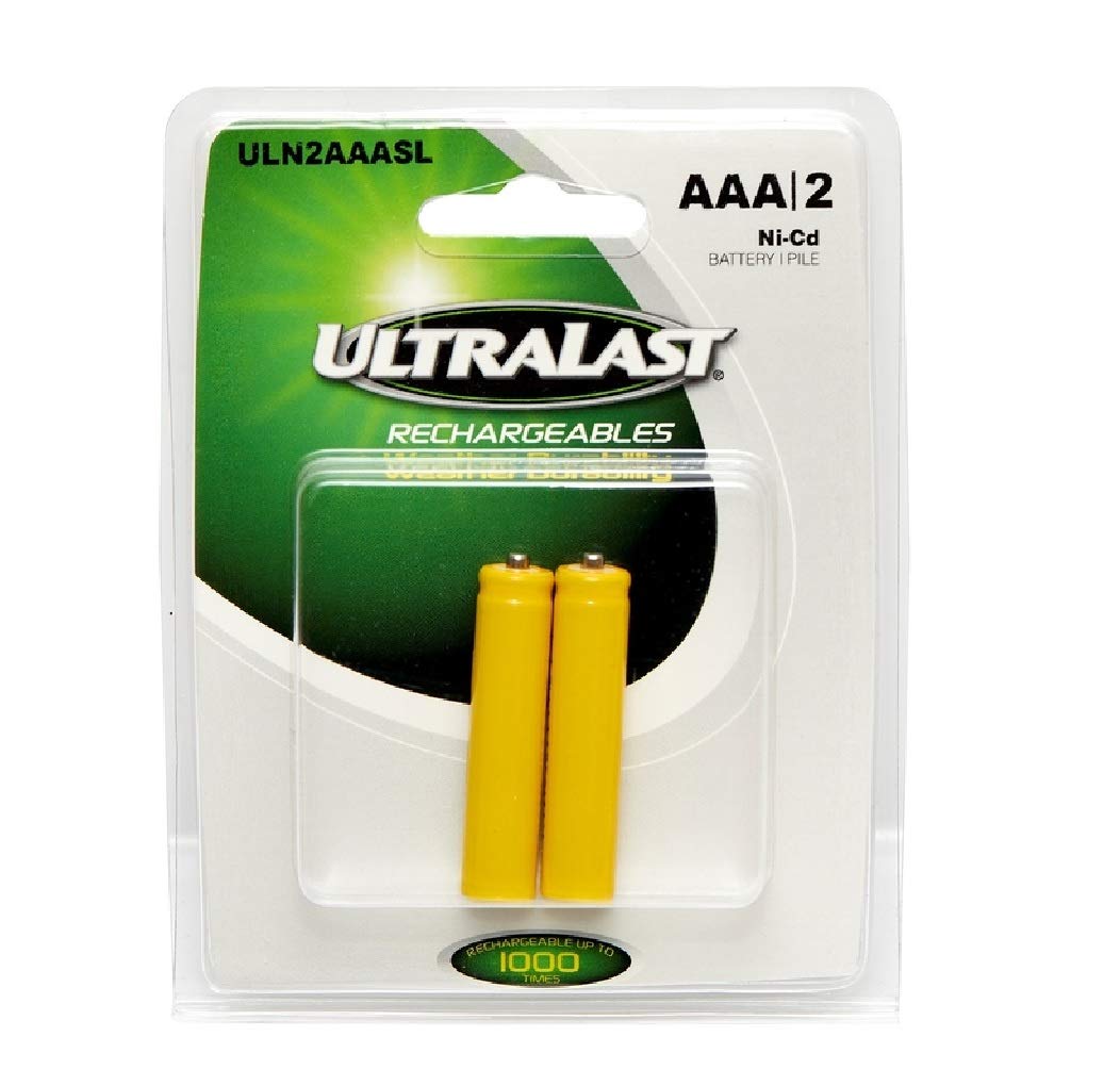 Ultralast Uln2aaasl AAA Solar Rechargeable Batteries - Eco-Friendly Power for Outdoor Gadgets, Solar Lights, and Emergency Kits