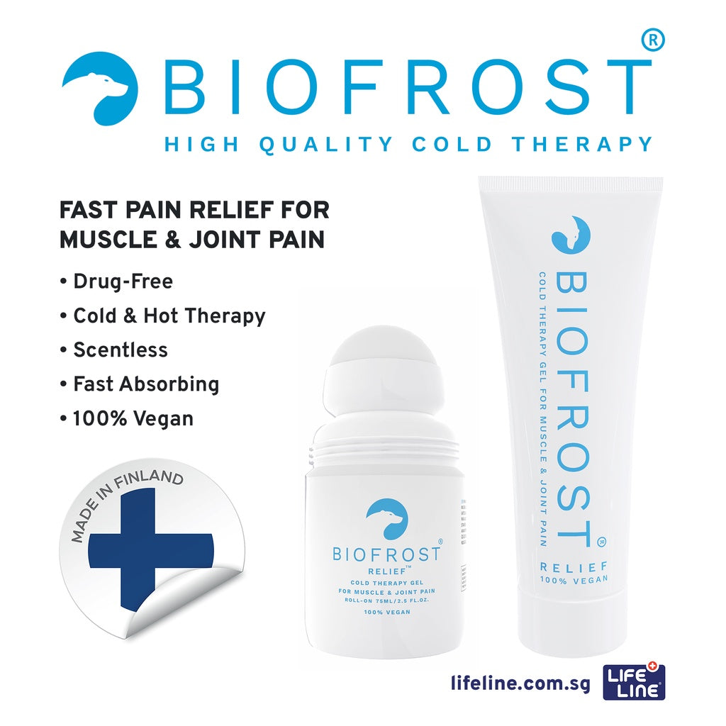 Biofrost Relief - All-Natural Pain Relief Gel for Muscle & Joint Pain | Fast-Acting, Drug-Free Formula for Athletes & Active Lifestyles