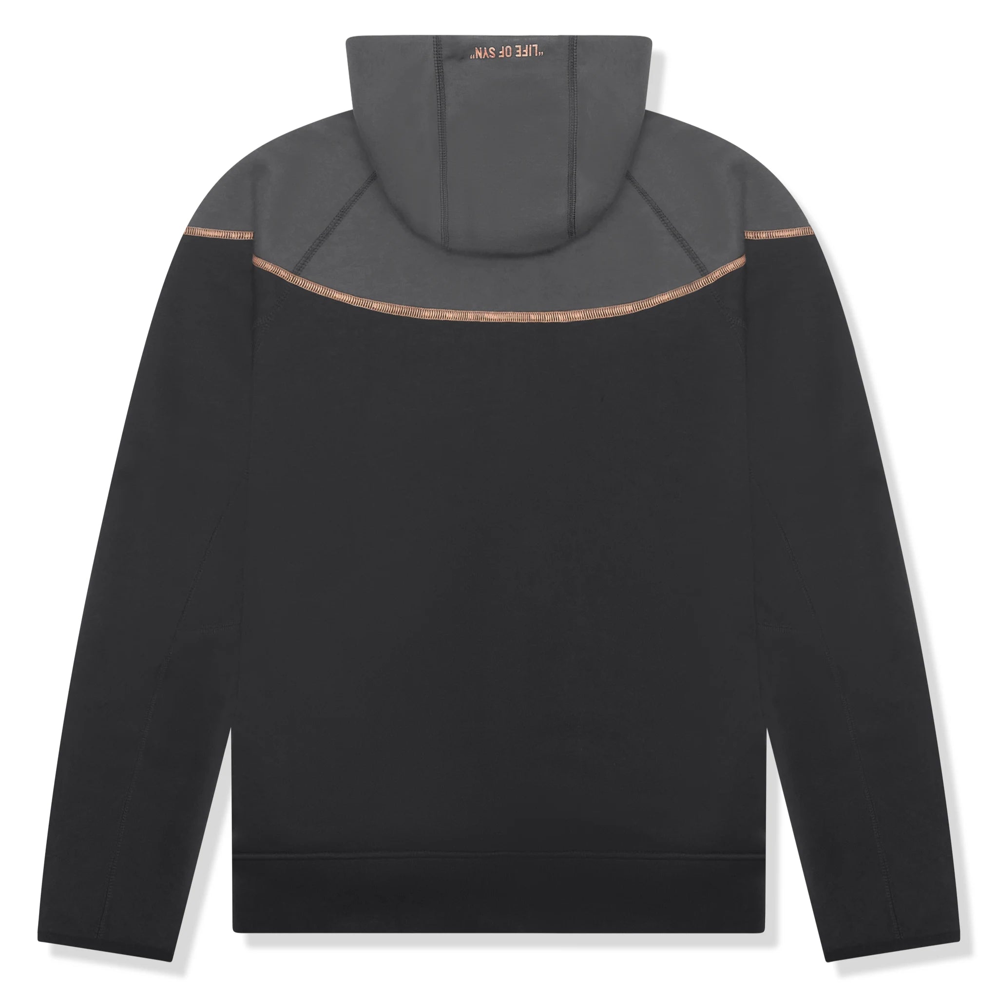 Syna World x Nike Central Cee Tech Fleece Black Hoodie for Men - Lightweight Warm Pullover Sweatshirt - Streetwear Fashion for Urban Lifestyle & Gym Wear