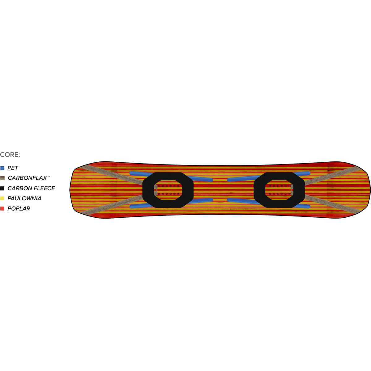 Black Snowboard of Death - High-Performance Freeride Snowboard for Extreme Powder & Backcountry Riding | Perfect for Deep Snow & Off-Piste Adventures