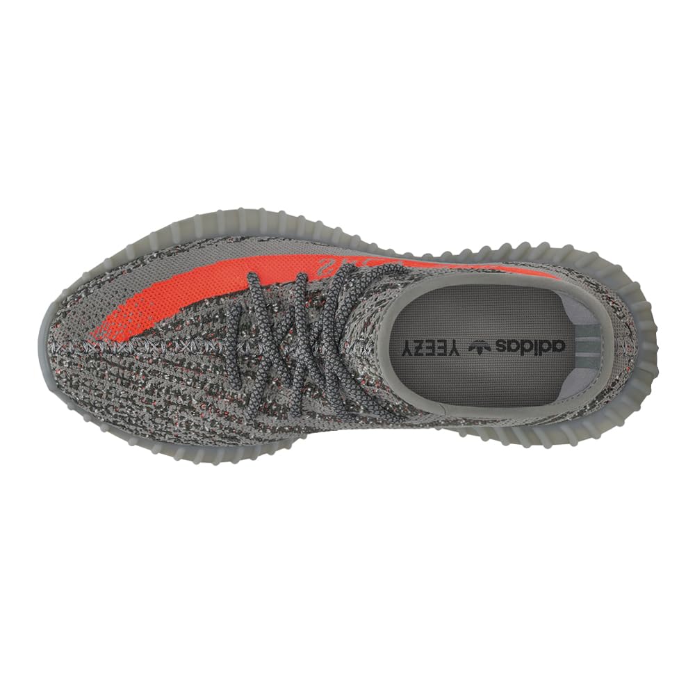 Adidas Men's Yeezy Boost 350 V2 Sneakers - Grey | Comfortable Running & Walking Shoes for Casual Wear, Gym & Street Style