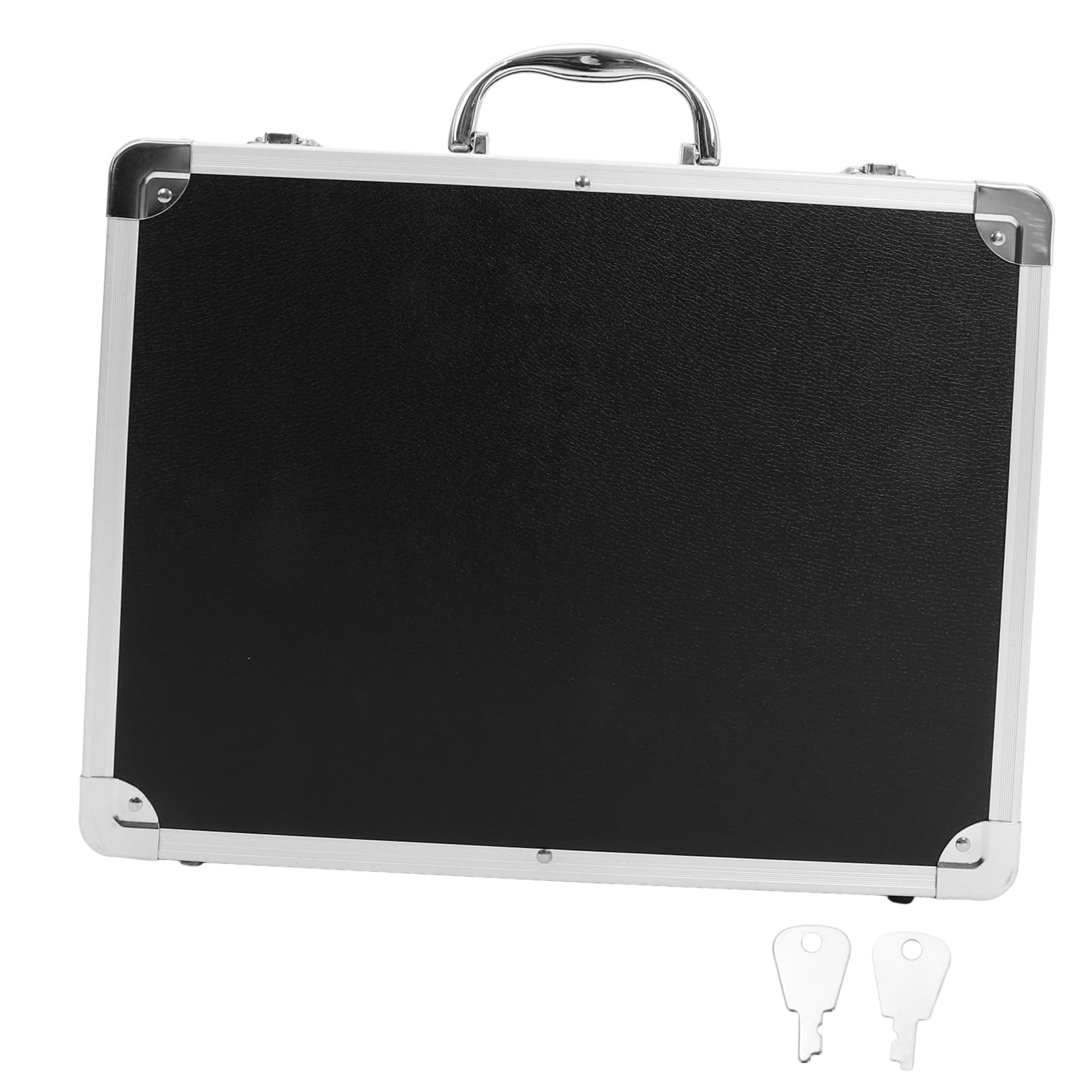 SAFIGLE Large Capacity Makeup Bag - Shockproof Travel Case for Tools & Cosmetics - Durable Aluminum Alloy for Men & Women
