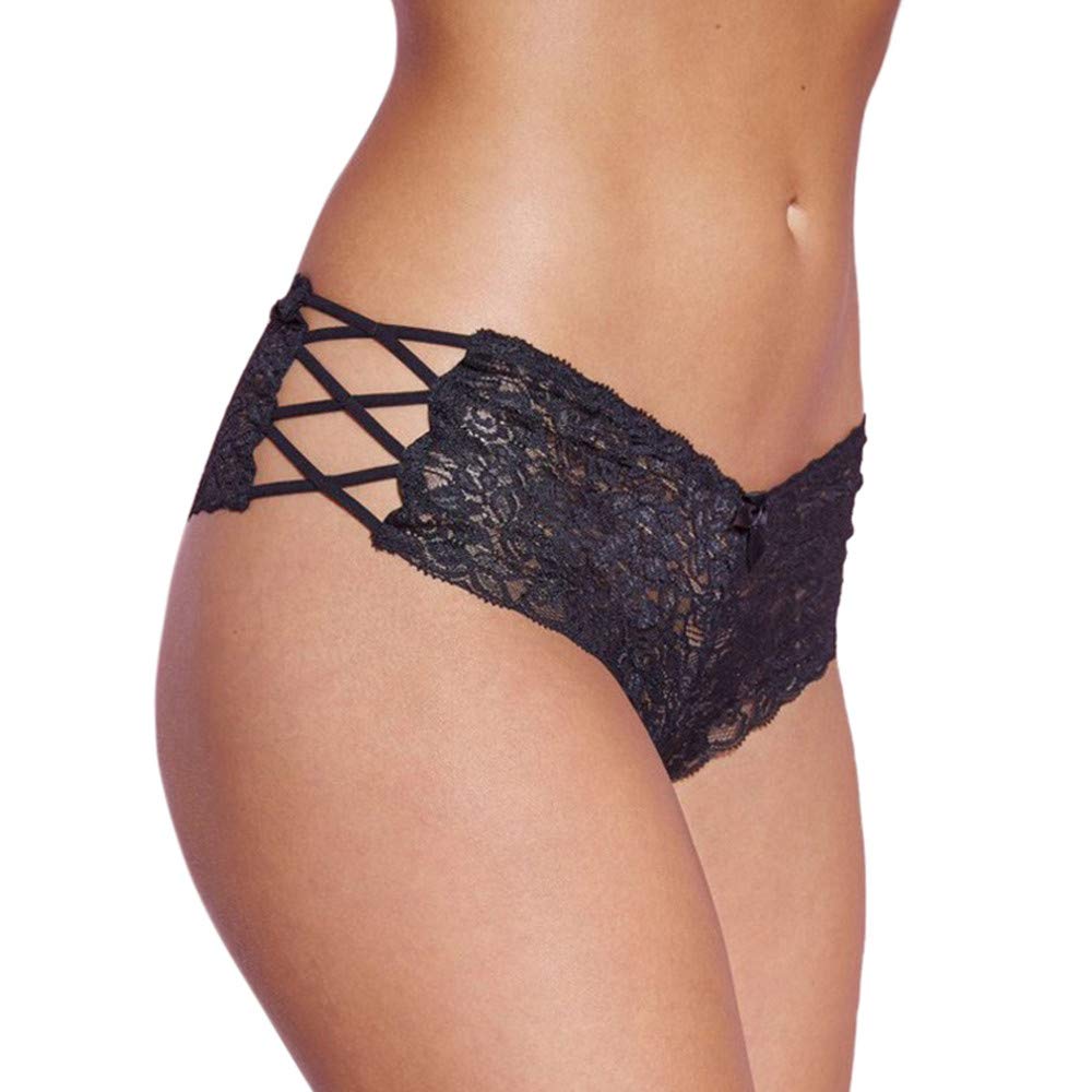 Sexy Lace Women's Briefs - Plus Size Hollow Out Panties & Lingerie for Valentine's Day, Christmas Gifts - Perfect for Romantic Nights & Special Occasions