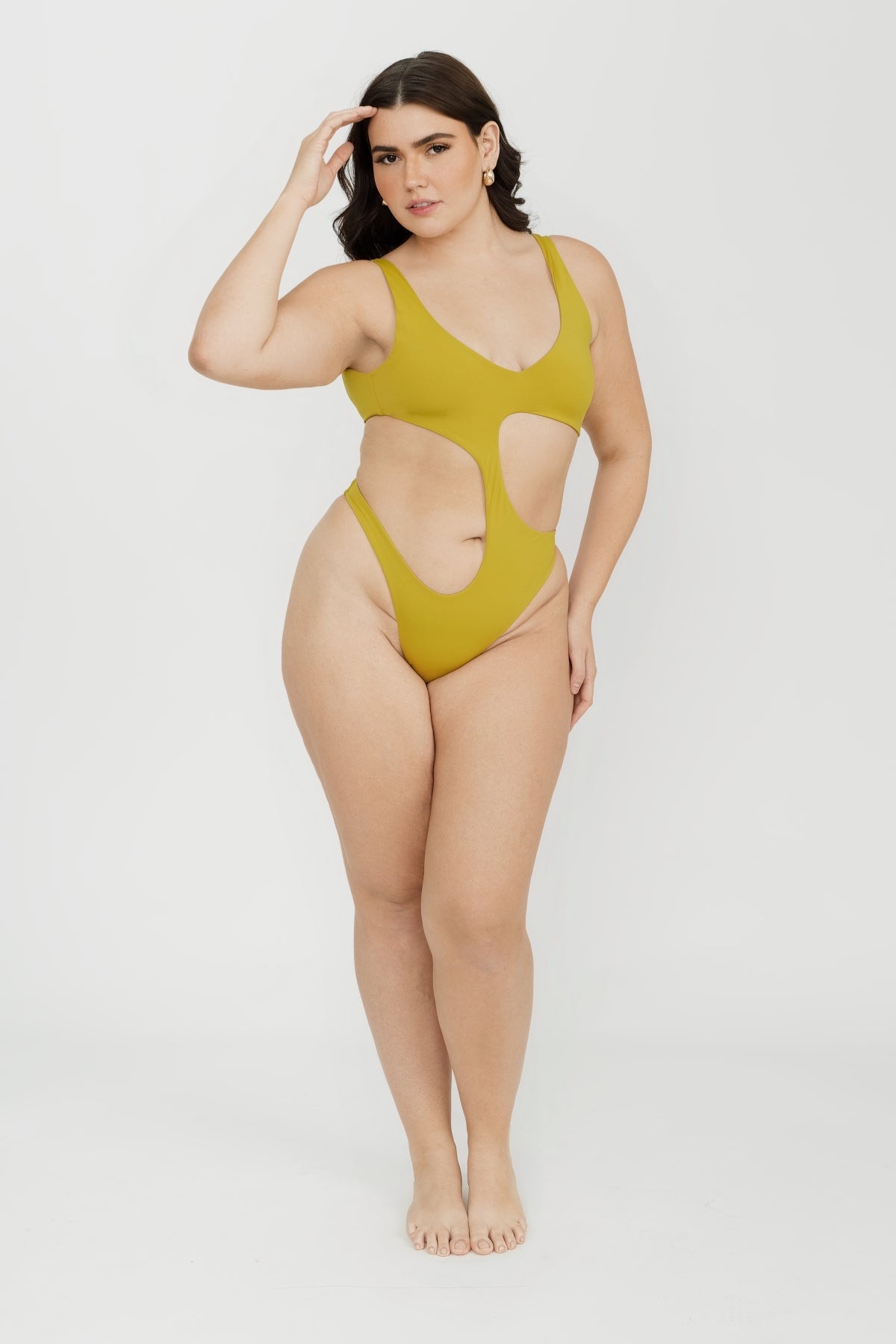 Harlow One Piece Swimsuit - Sexy High Waisted Bathing Suit for Women, Fiji Print - Perfect for Beach Vacations, Pool Parties & Summer Getaways
