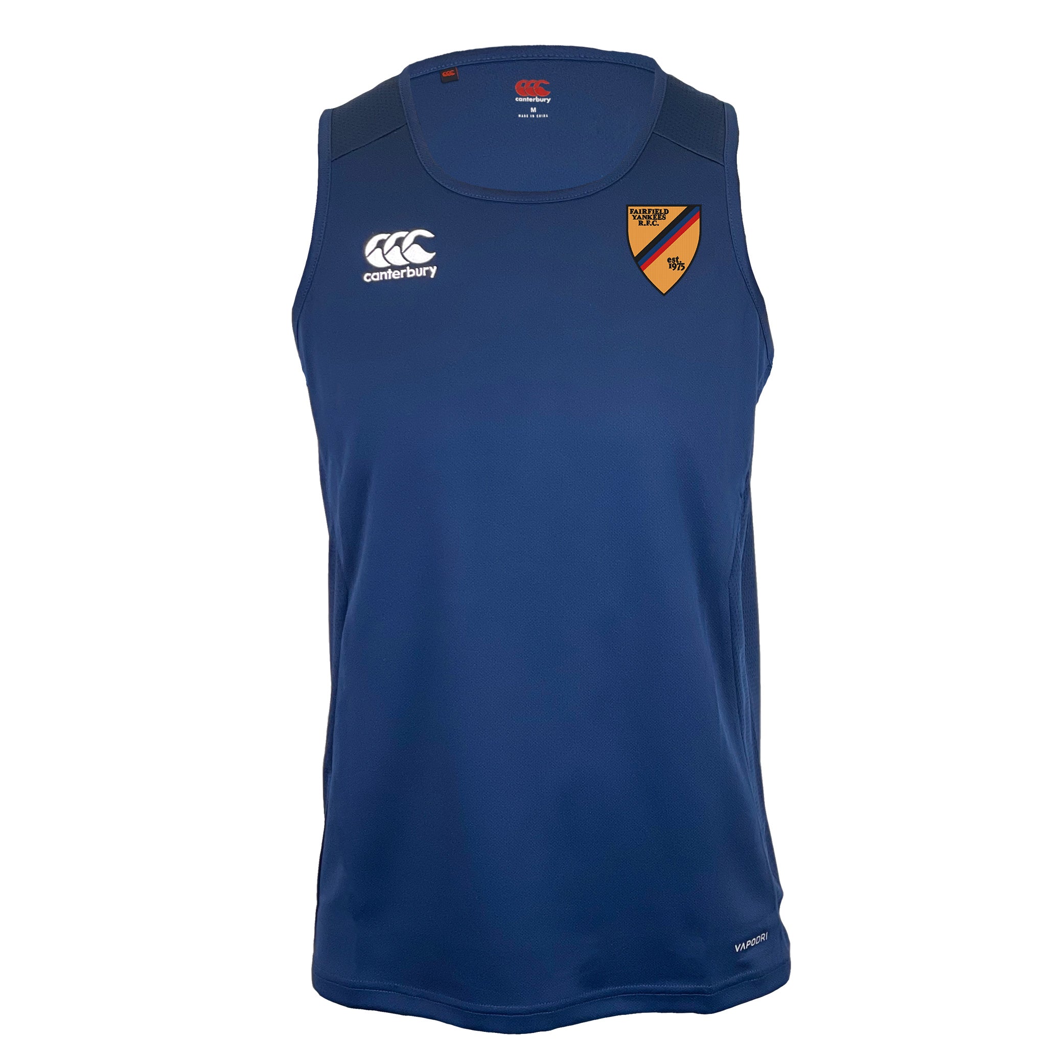 Fairfield Yankees RFC CCC Club Dry Singlet - Breathable Moisture-Wicking Sports Jersey for Rugby & Training - Perfect for Club Matches, Gym Workouts & Outdoor Activities