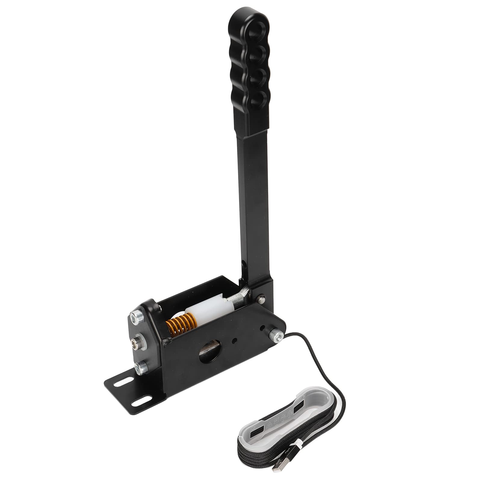 64-Bit USB Handbrake for PC - Universal Aluminum Racing Handbrake Compatible with G25 G27 G29 T500 for Sim Racing Games - Perfect for Drifting & Professional Simulation Performance