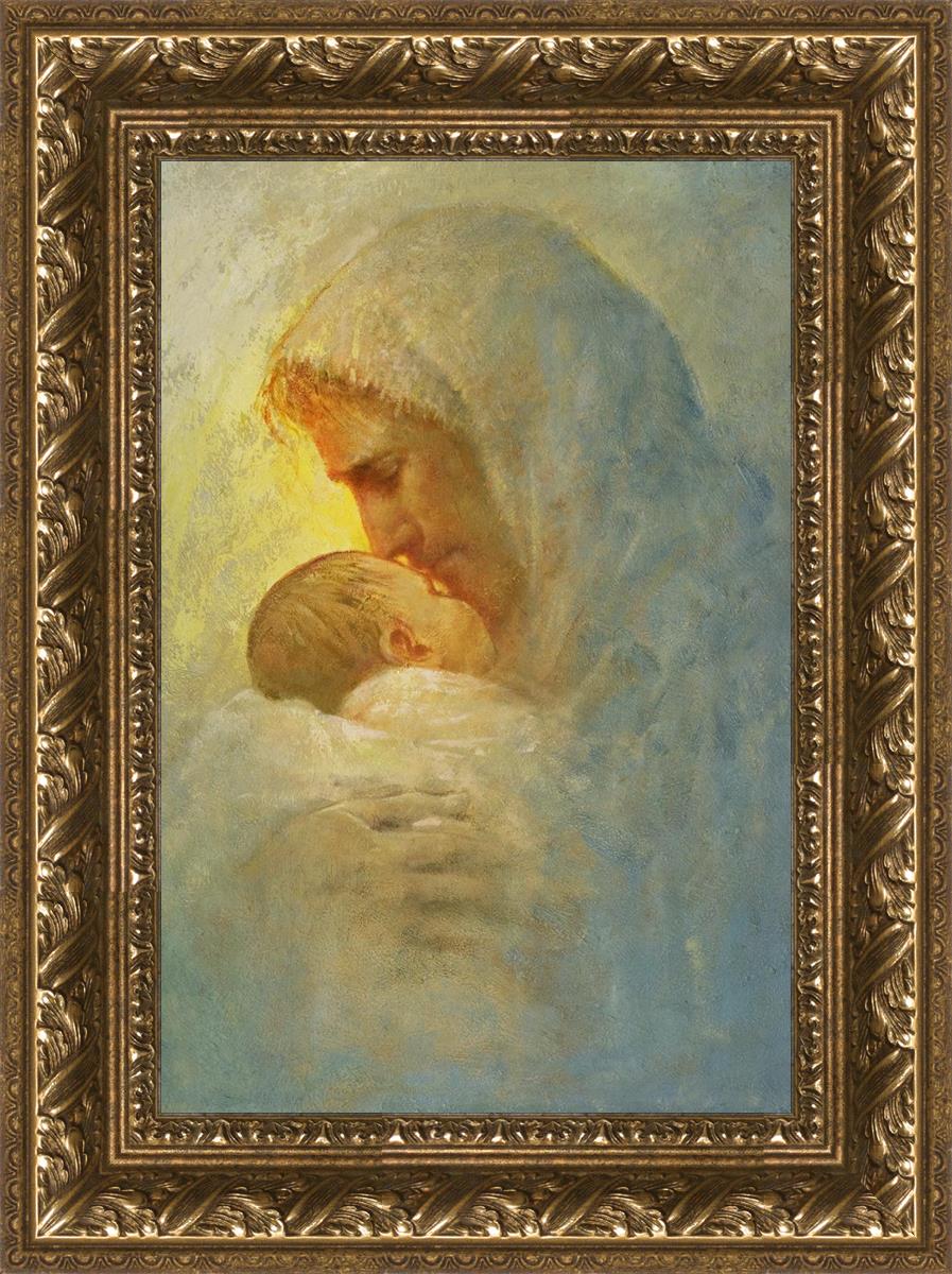 Abba By Yongsung Kim - Premium Christian Wall Art for Home & Church Decor | Inspirational Bible Verse Canvas Painting for Living Room, Bedroom & Office