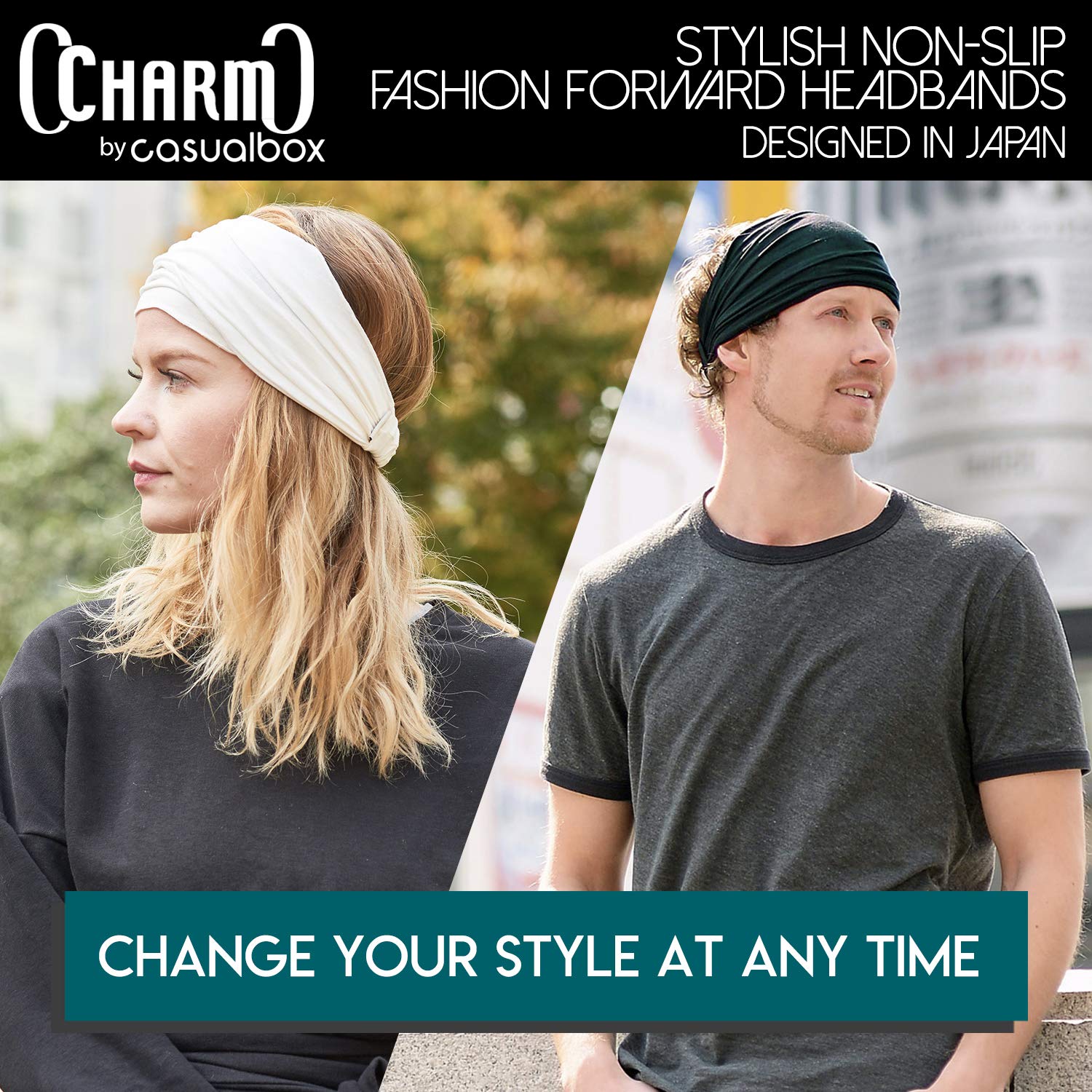 Stylish Japanese Headband & Bandana - Unisex Head Wrap for Men & Women | Fashionable Hair Accessory for Sports, Yoga, and Everyday Wear by Casualbox