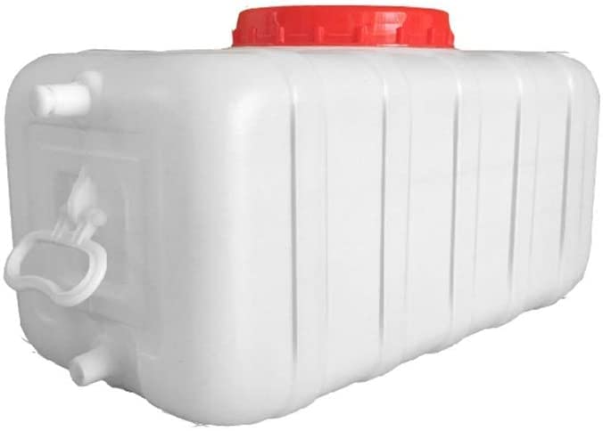 XADITON Heavy-Duty Plastic Water Storage Tank 50L/100L/150L/200L - Emergency Water Container for Camping, Hiking & Outdoor Survival - Rainwater Collection Tank for Home, Farm & Disaster Preparedness (200L Capacity)