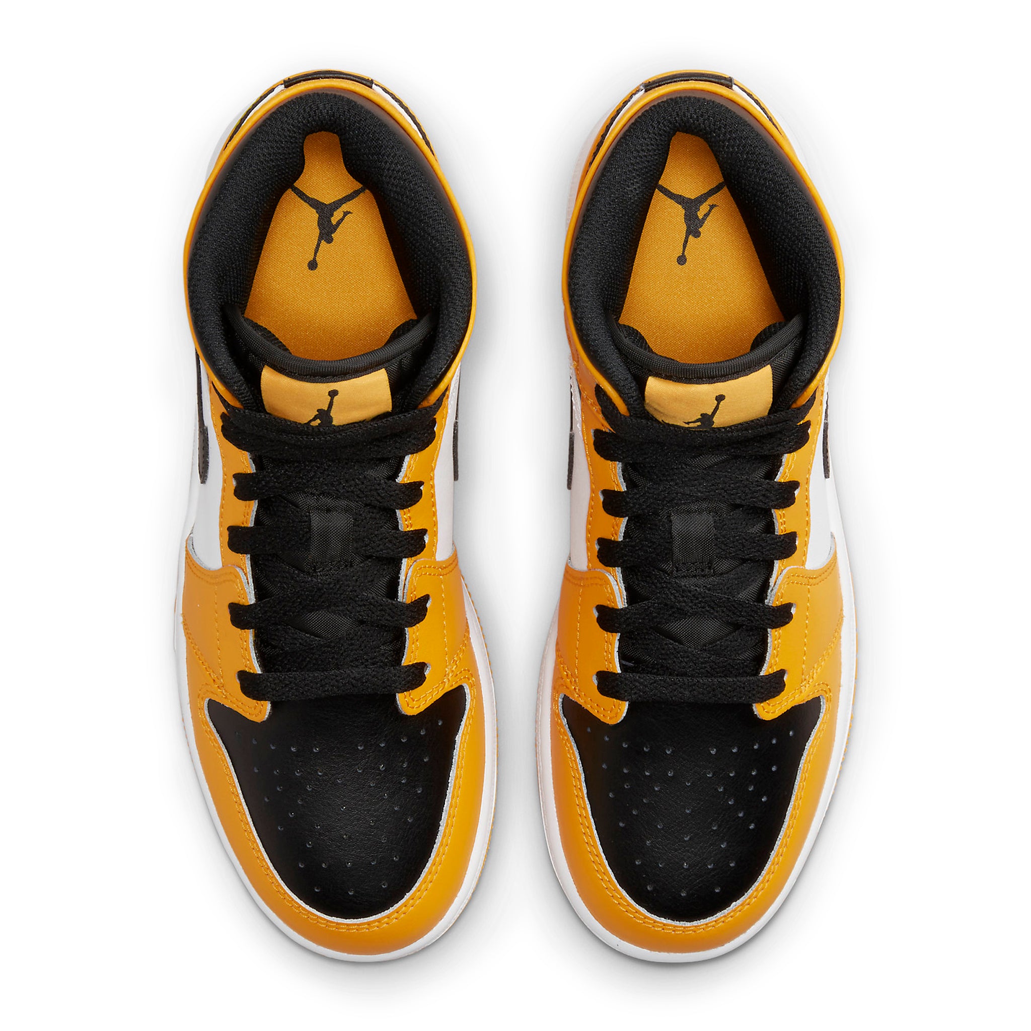 Air Jordan 1 Mid Taxi Grade School Sneakers - Retro Basketball Shoes for Kids - Perfect for School, Sports & Streetwear Fashion