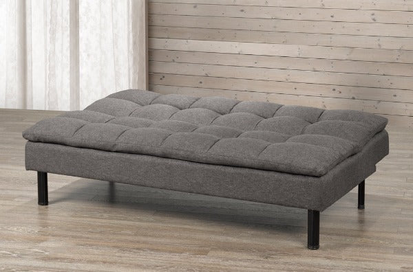 Canadian Made Extra Plush Top Tufted Cushion Sofa Bed - Convertible Sleeper for Small Spaces, Guest Rooms & Apartments