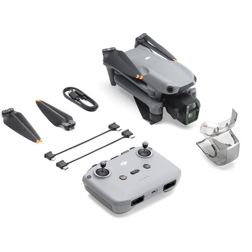 DJI Air 3S Drone with RC N3 Controller - 4K Camera, 3-Axis Gimbal, 48MP Photos, 12km Range - Perfect for Aerial Photography, Travel Vlogging & Outdoor Adventures