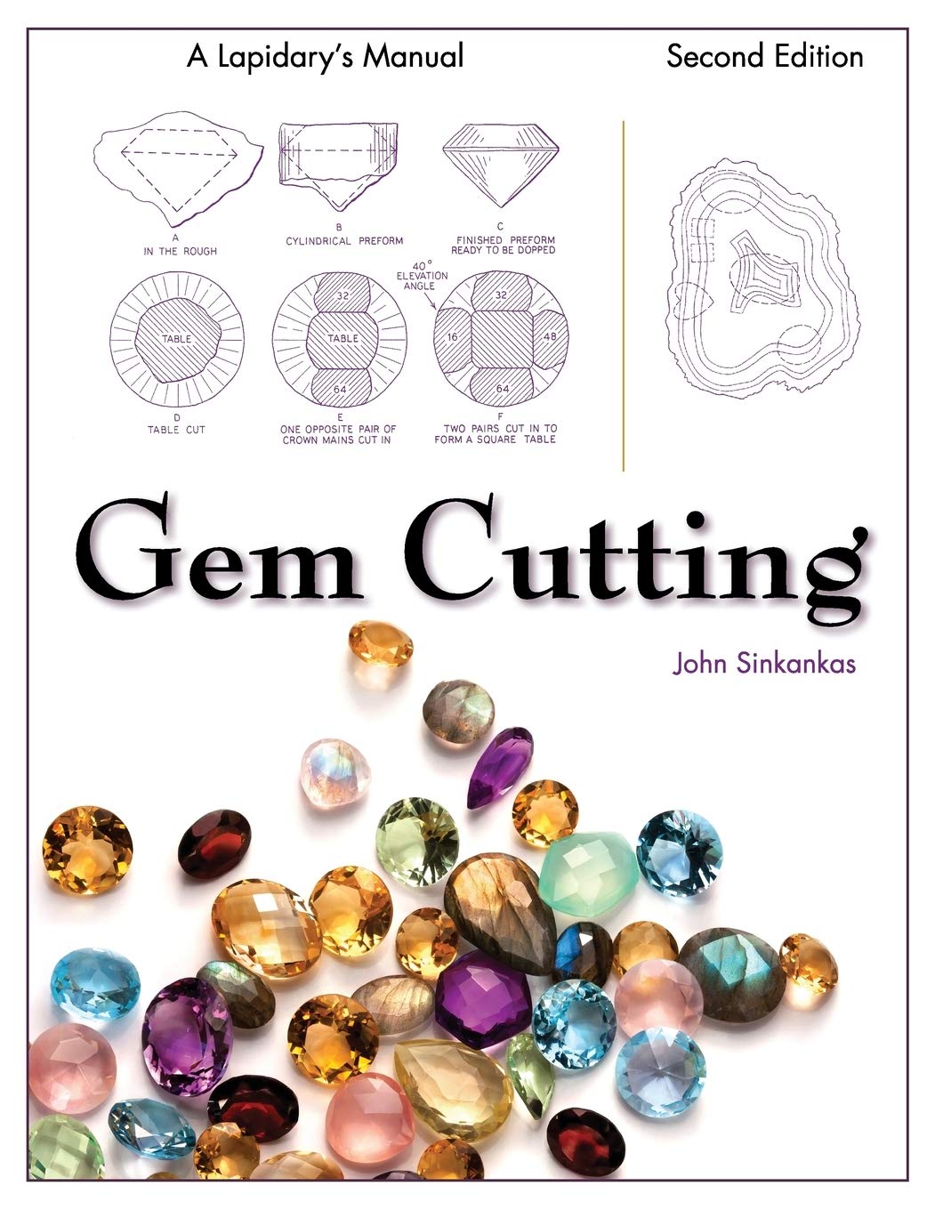Gem Cutting: A Lapidary's Manual, 2nd Edition - Professional Guide for Jewelry Making, Stone Cutting & Gemstone Crafting | Perfect for Hobbyists, Jewelers & DIY Enthusiasts