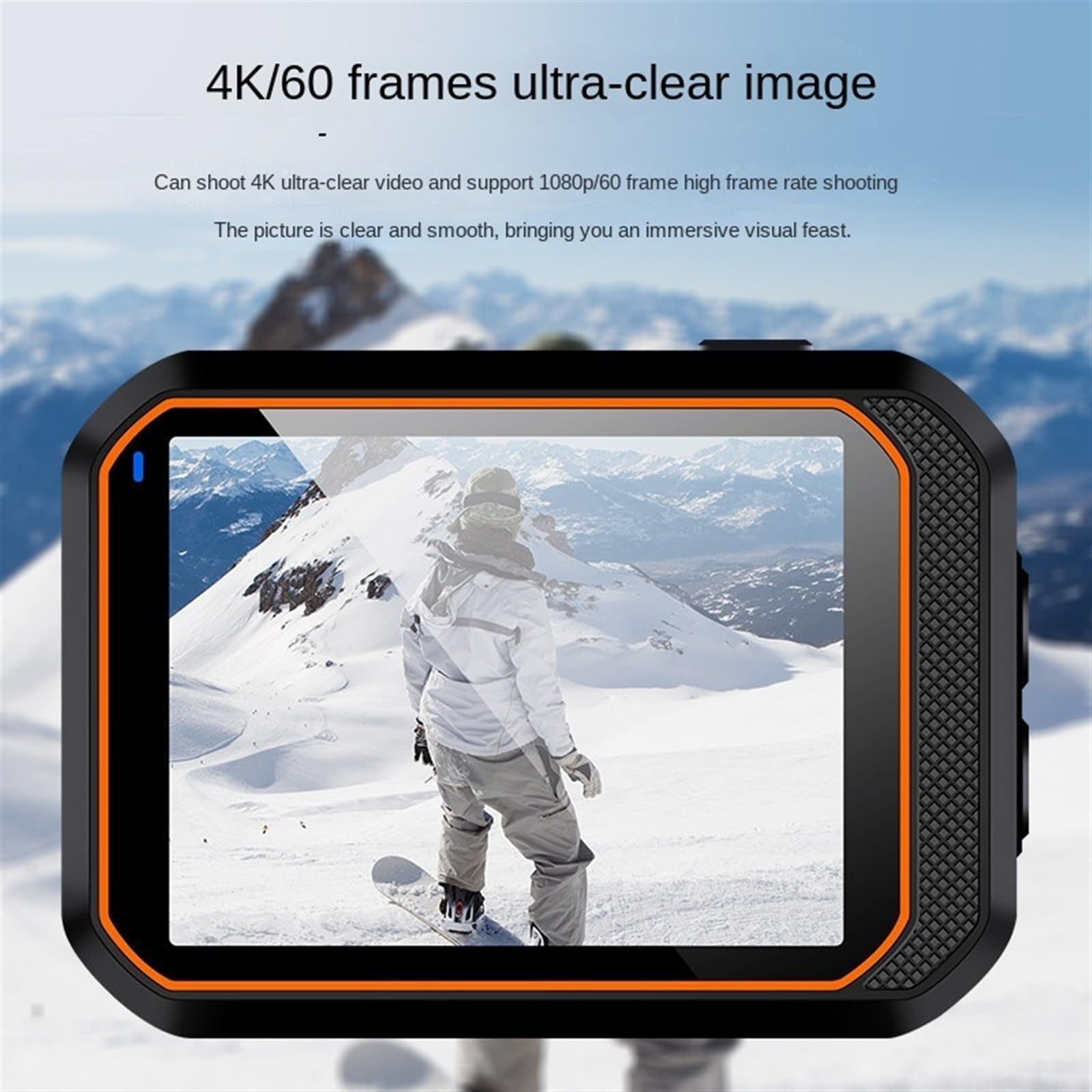4K Action Camera with Remote Control & Waterproof Case - MZZYG HD Sports Camera for Helmet Mount, Snorkeling, Driving & Adventure (XJ-SC002-16G) - Perfect for Vlogging, Underwater Recording & Extreme Sports