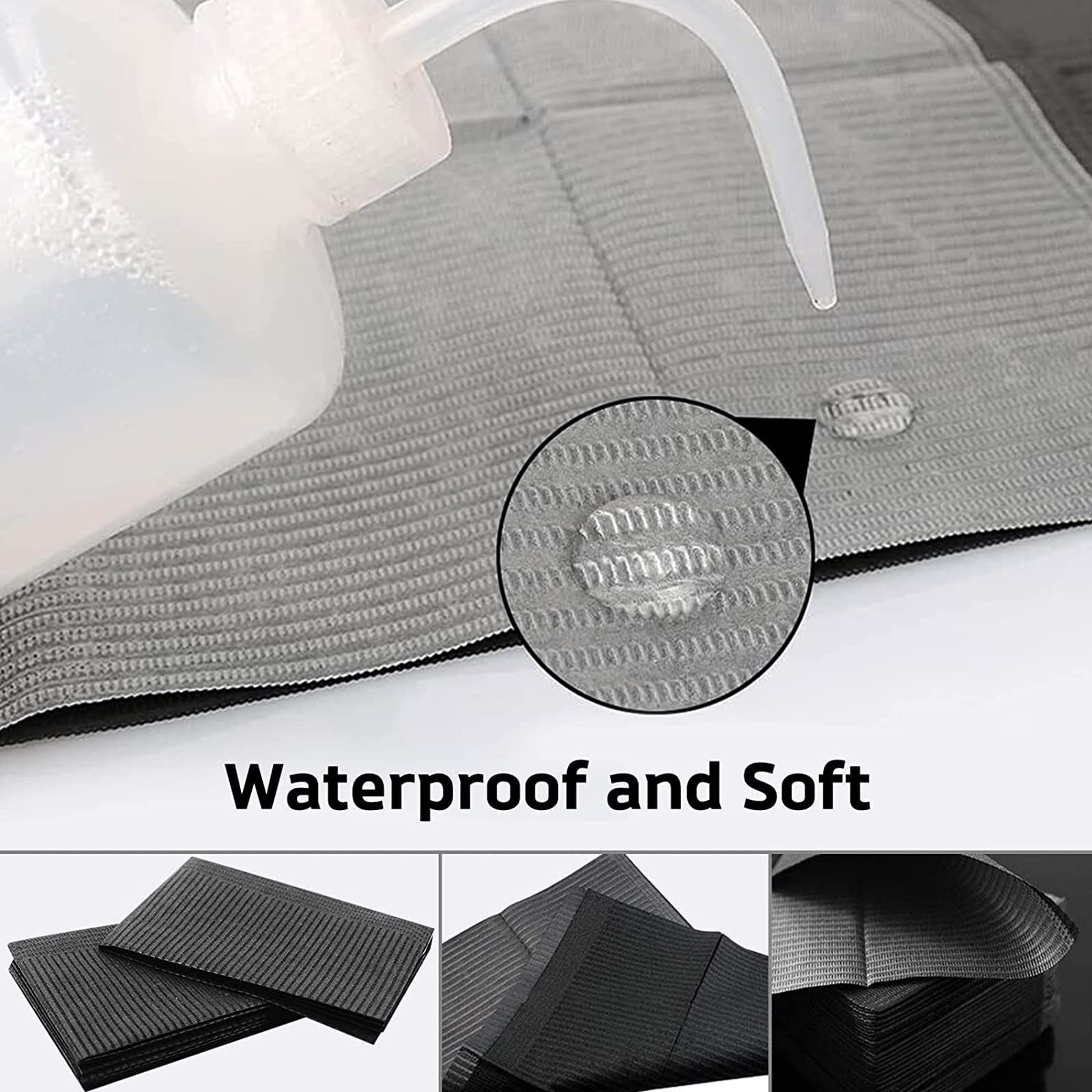 SOTICA Disposable Tattoo & Dental Bibs - 125 Pack Waterproof Patient Table Covers (13