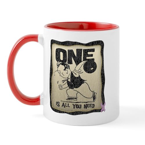 White/Red Inside - All You Need (Bowling) Mug