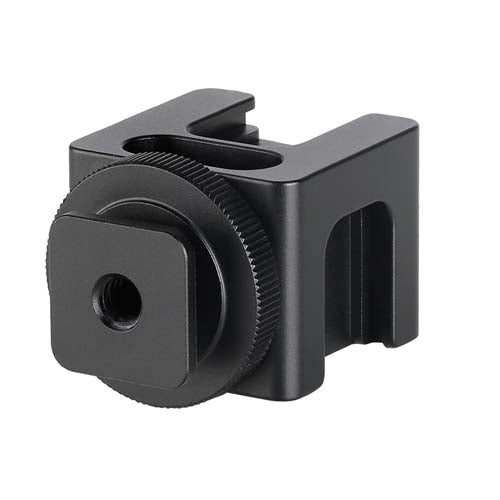 Promaster 4-in-1 Multi-Function Cold Shoe Mount Adapter for DSLR Camera - Perfect for Flash, Mic, LED Light & Accessories Mounting on Photography & Videography Gear