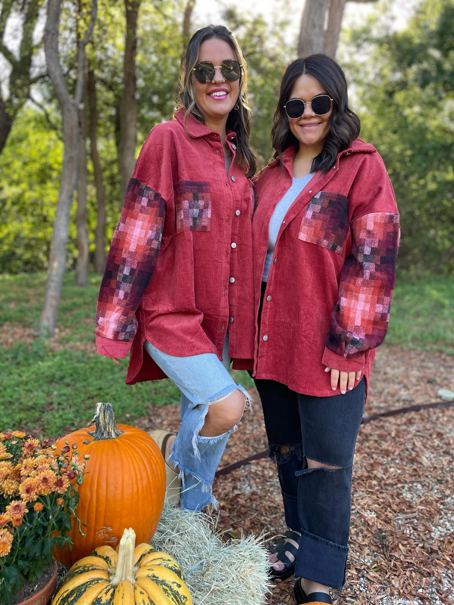 Corduroy Checkered Shacket for Men & Women | Cozy Fall & Winter Overshirt | Perfect for Layering, Outdoor Activities & Casual Wear