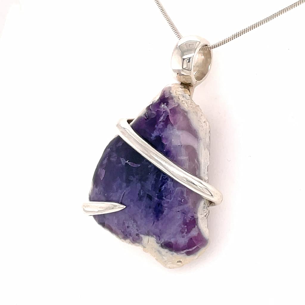 Stunning Purple Opal Pendant Necklace - Handcrafted Gemstone Jewelry for Women | Perfect Gift for Birthday, Anniversary & Special Occasions | Elegant Everyday Wear & Evening Accessory