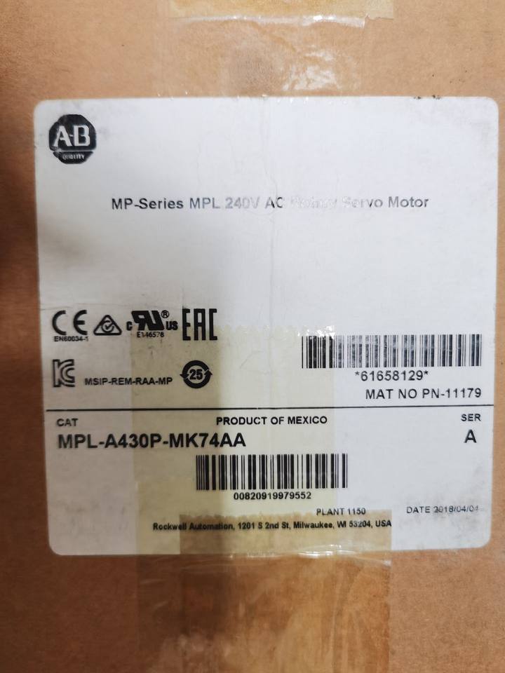 MPL A430P MK74AA Rotary Servo Motor - High Precision Industrial Automation Servo for Robotics, CNC Machines & 3D Printers