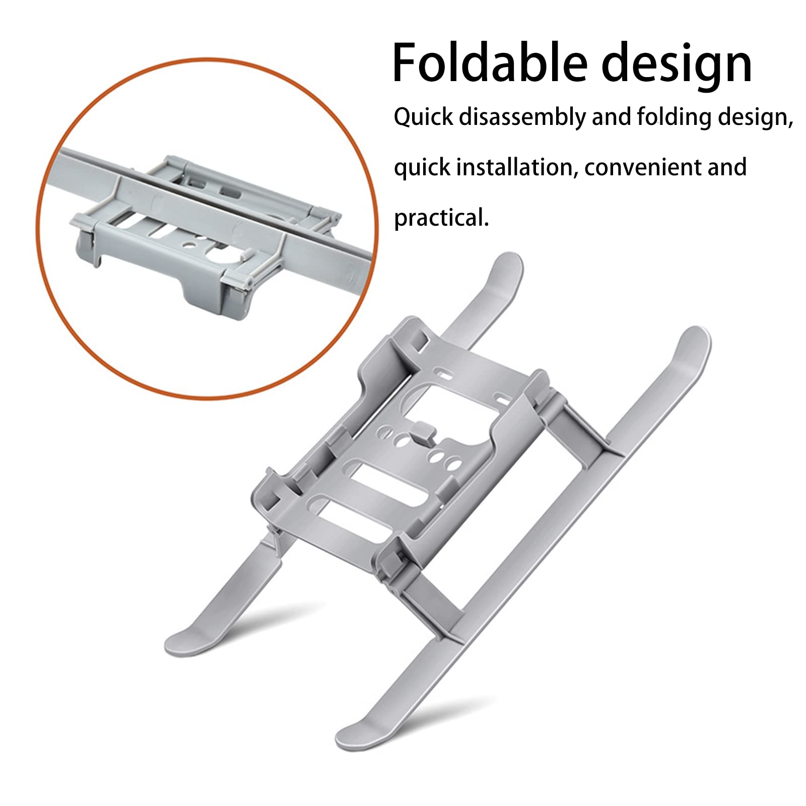 Foldable Landing Gear for DJI Mavic Mini/SE/2 - Quick Release Drone Landing Gear Accessories, Lightweight & Durable Mini Drone Landing Skid - Perfect for Aerial Photography, Outdoor Adventures & Safe Drone Landings