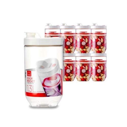 LOCK&LOCK Airtight Fermentation Container 1.3L (44oz) - BPA-Free Food Storage Set of 8 - Perfect for Pickling, Kimchi, Sauerkraut & Meal Prep
