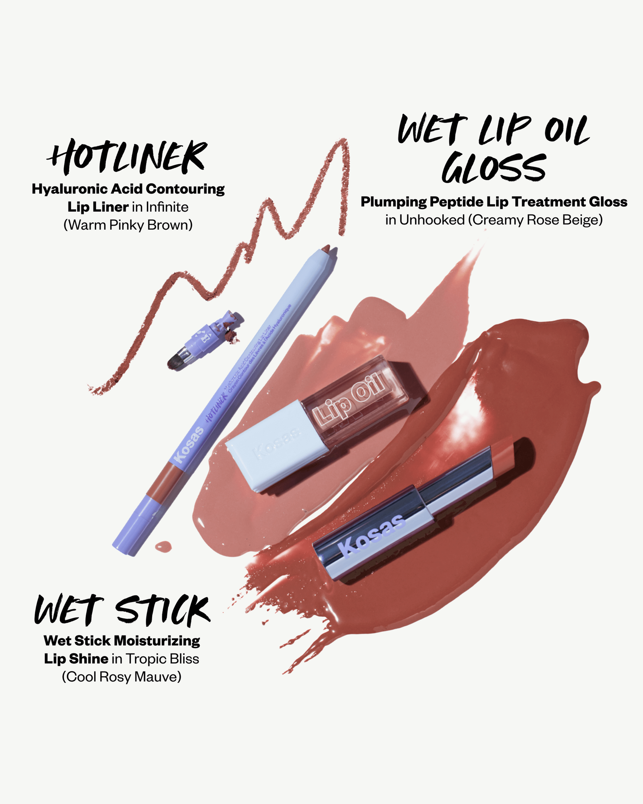 Plump & Juicy Lip Gloss Trio Set - Hydrating, Long-Lasting, Non-Sticky Lip Gloss for Women - Perfect for Daily Wear, Parties, and Special Occasions