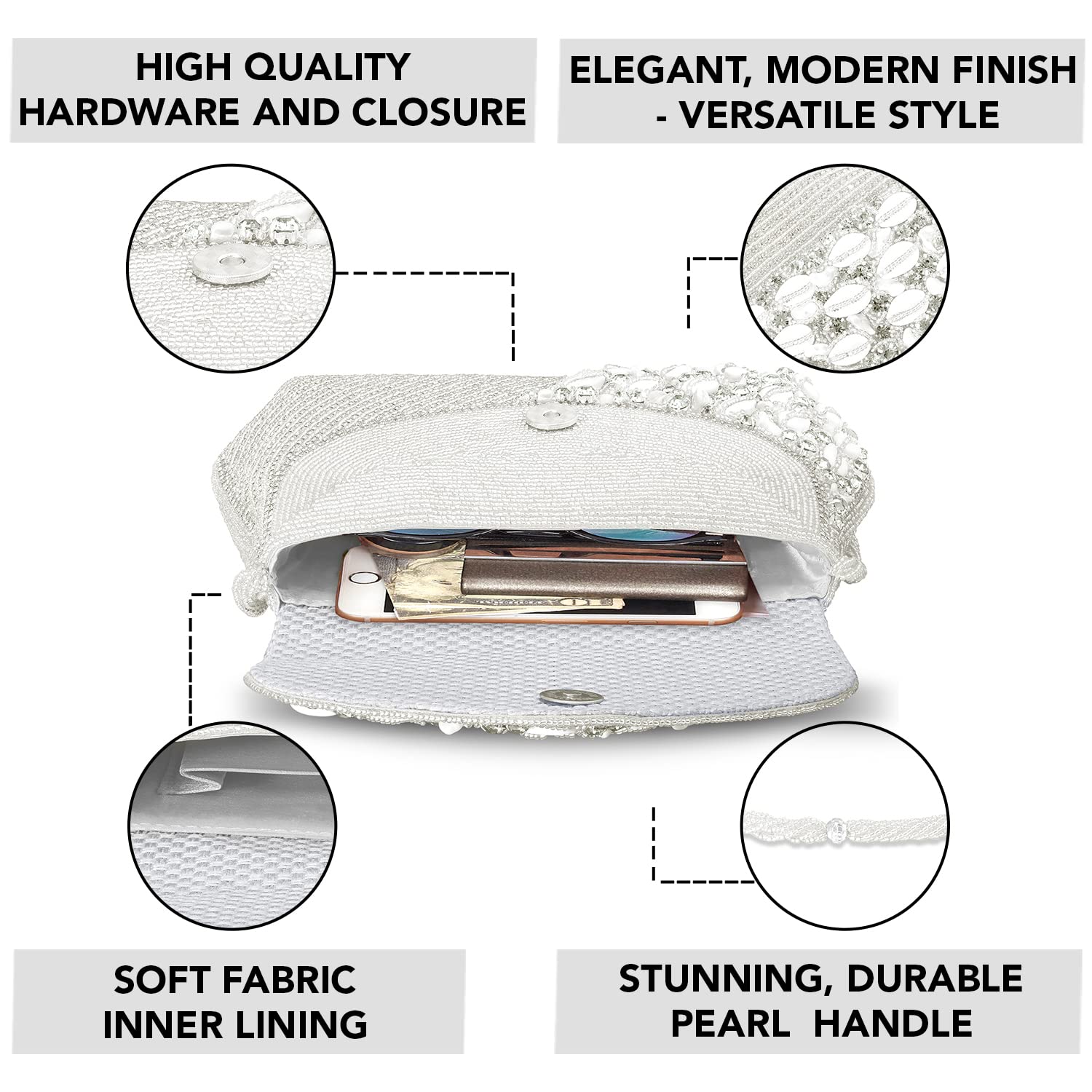 Elegant Indian Potli Bags for Women | Ethnic Beaded Clutch Purse with Drawstring | Perfect for Weddings, Parties & Evening Events