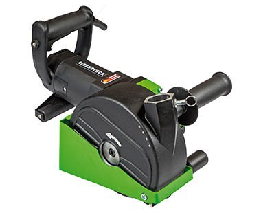 7-Inch Diamond Wall Chaser with Dust Extraction - Professional Concrete & Brick Cutting Tool for Renovation and Construction Projects