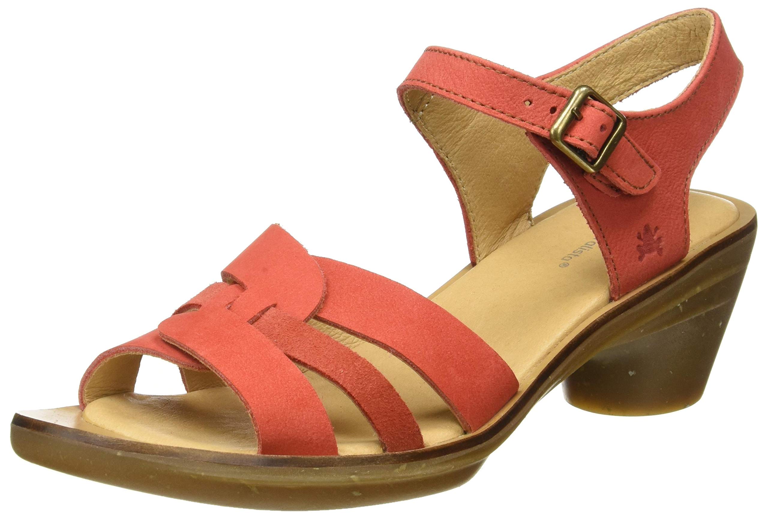El Naturalista Women's Comfortable Back Buckle Sandals - Breathable Leather Walking Shoes for Women | Perfect for Summer, Beach, Travel & Casual Outings
