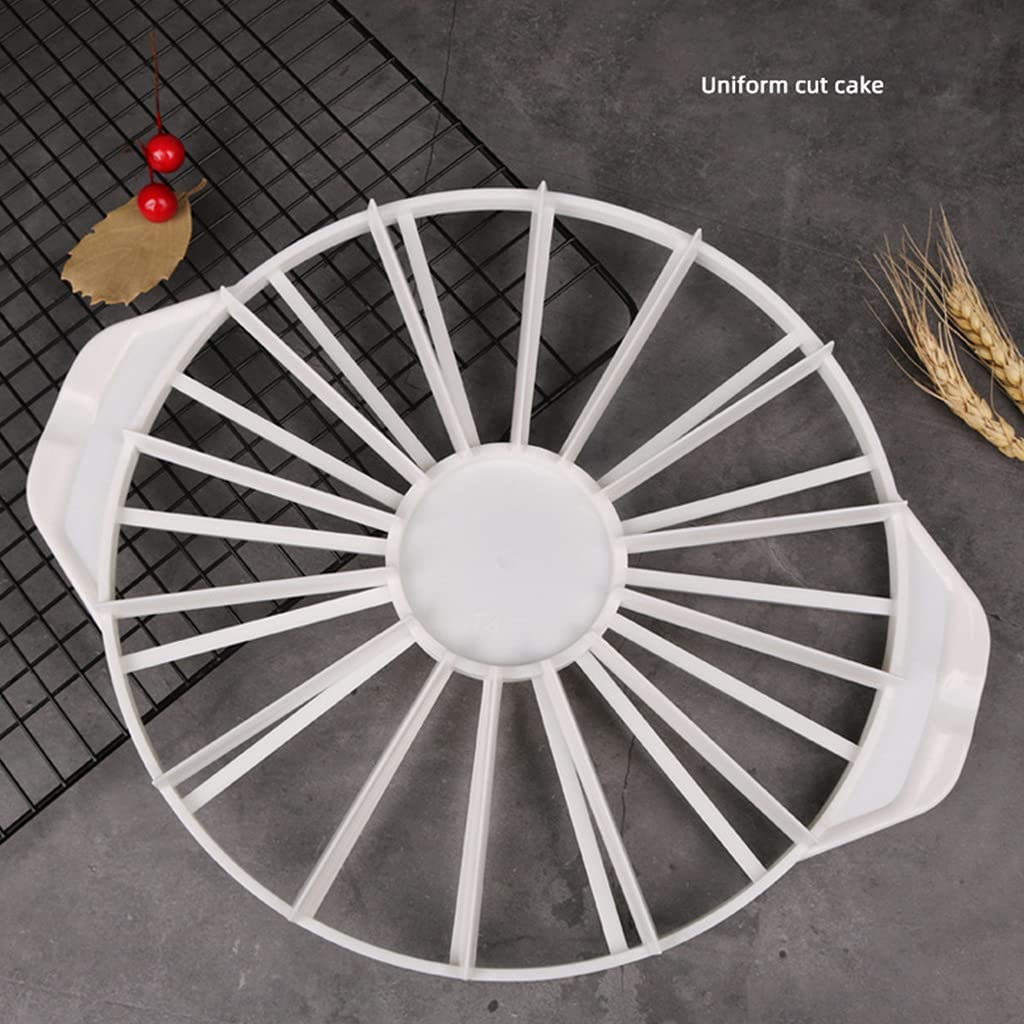 14/16 Pie Cake Slicer - Professional Equal Portion Cutter for Bread, Cake, and Pastry - Baking Tool for Perfect Even Slices - Ideal for Birthday Parties, Weddings, and Home Baking