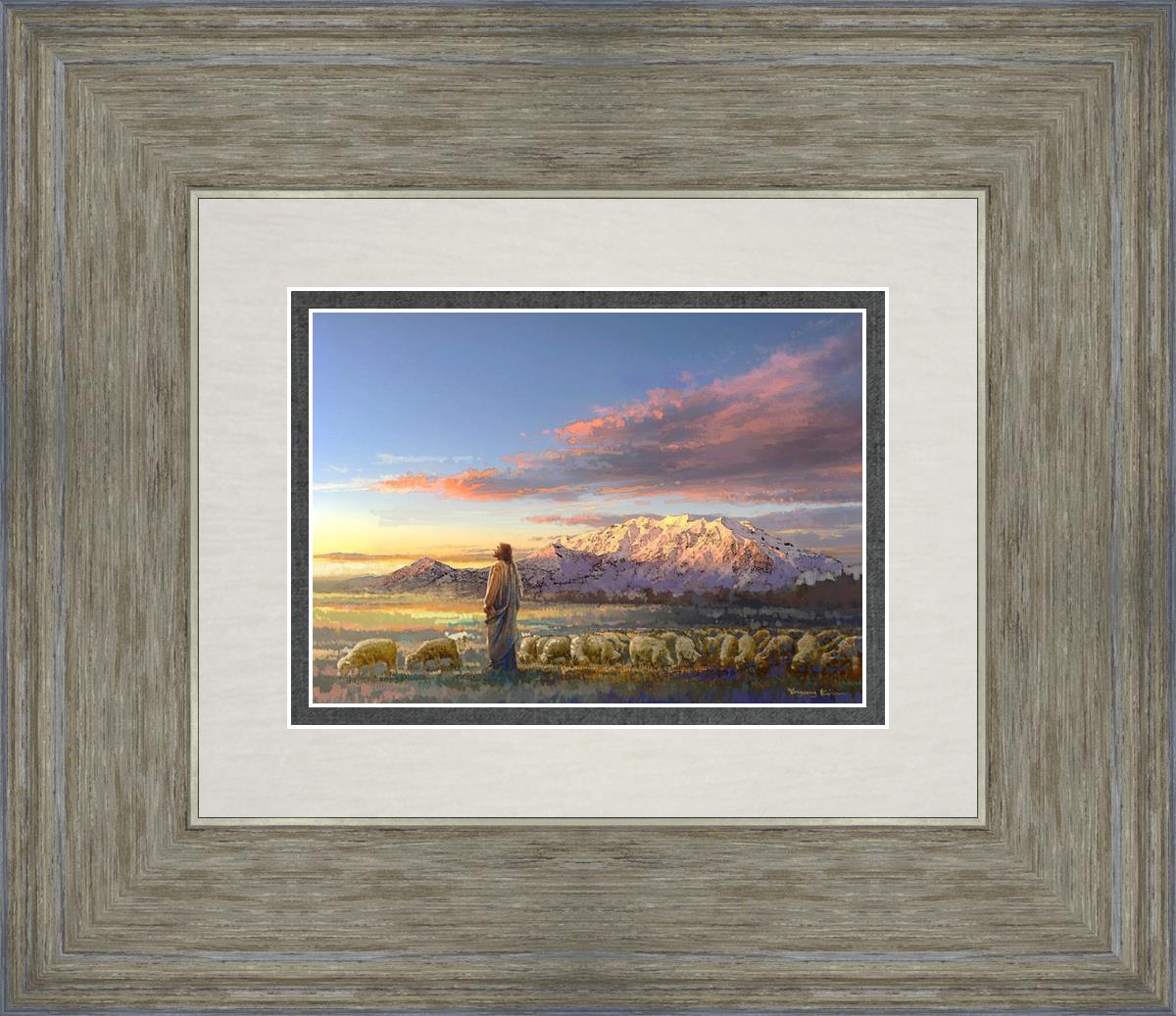 All His Majesty Christian Wall Art by Yongsung Kim - Inspirational Jesus Painting for Home, Church & Office Decor