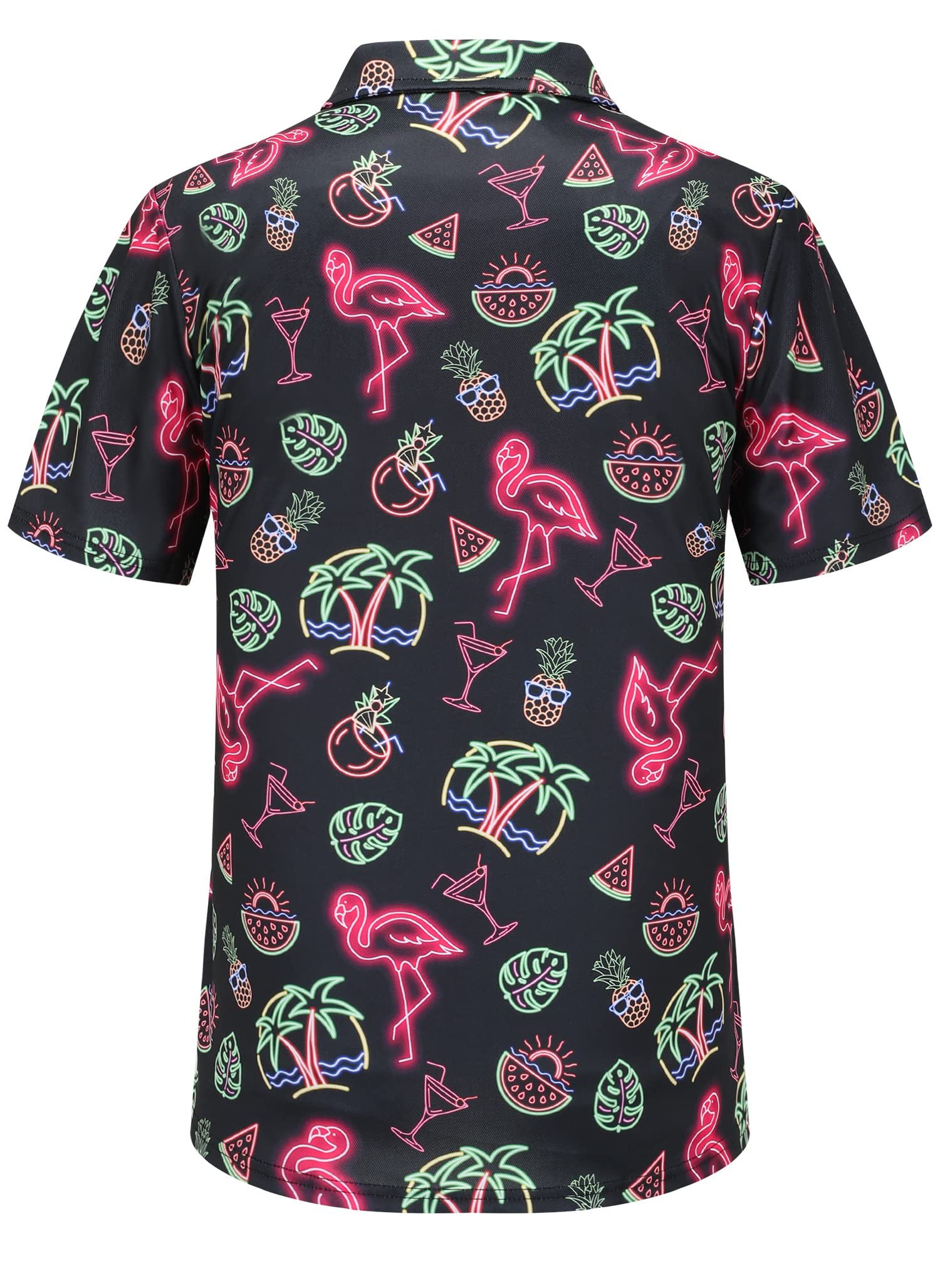 Men's Dry Fit Golf Shirts - Moisture Wicking Short Sleeve Funny Polo Shirts for Golfers | Perfect for Golf Courses, Casual Wear & Summer Outdoor Activities