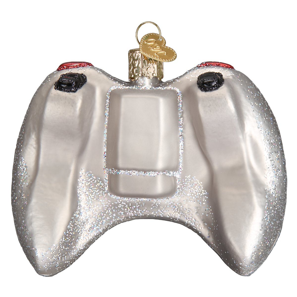 Old World Christmas Hand-Blown Glass Ornament - Video Game Controller Design with S-Hook & Gift Box - Perfect for Holiday Tree Decor, Gamer Gifts & Christmas Collectibles