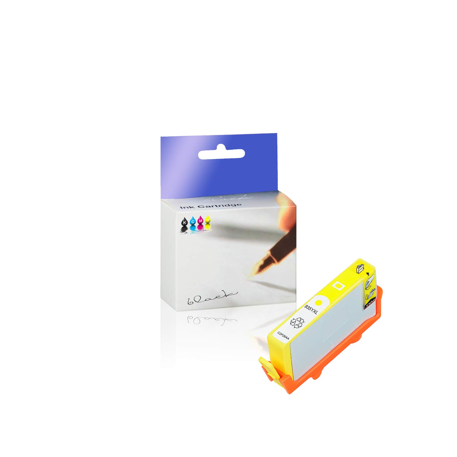 KCYMTONER Compatible HP 935XL Ink Cartridges (1-Pack, Yellow) - Works with Officejet Pro 6830, 6230, 6815, 6835, 6812, 6820, 6220 Printers - Ideal for Home Office Printing & High-Volume Documents