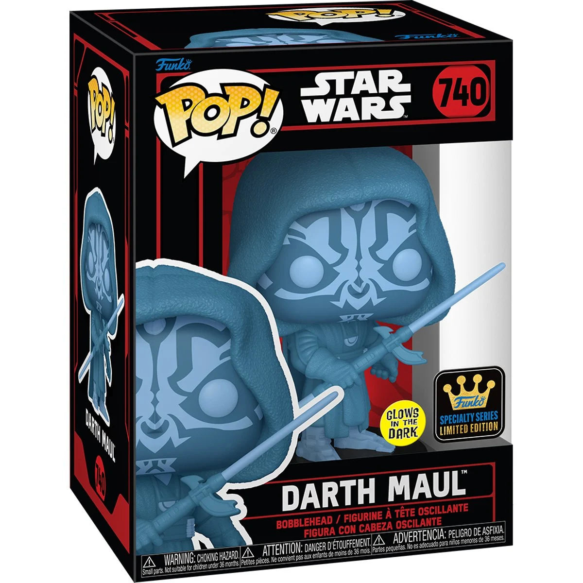 Star Wars Darth Maul Hologram Action Figure - Specialty Series Collectible for Display & Star Wars Fans | Perfect for Home Decor, Office Display & Gift Giving