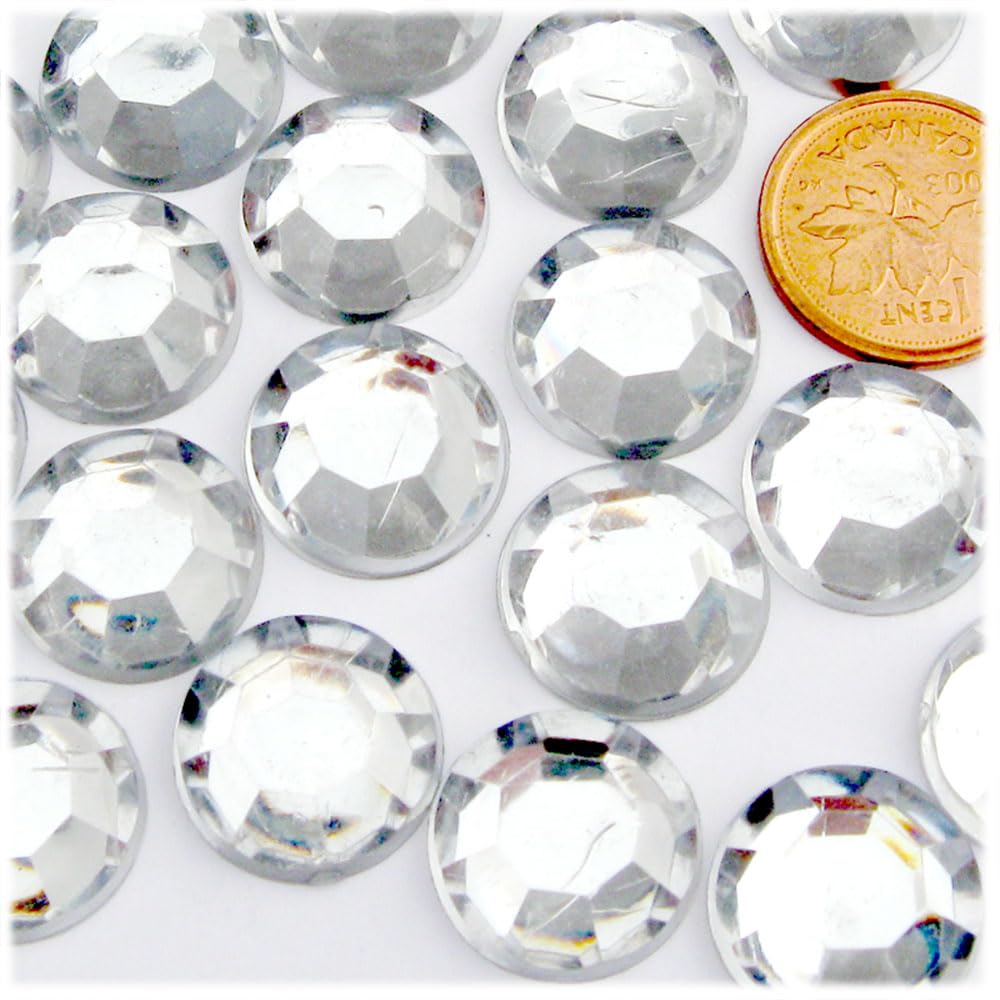 1000pcs 16mm Orange Rhinestones Flatback for DIY Crafts, Jewelry Making, Nail Art, and Home Decor - The Crafts Outlet