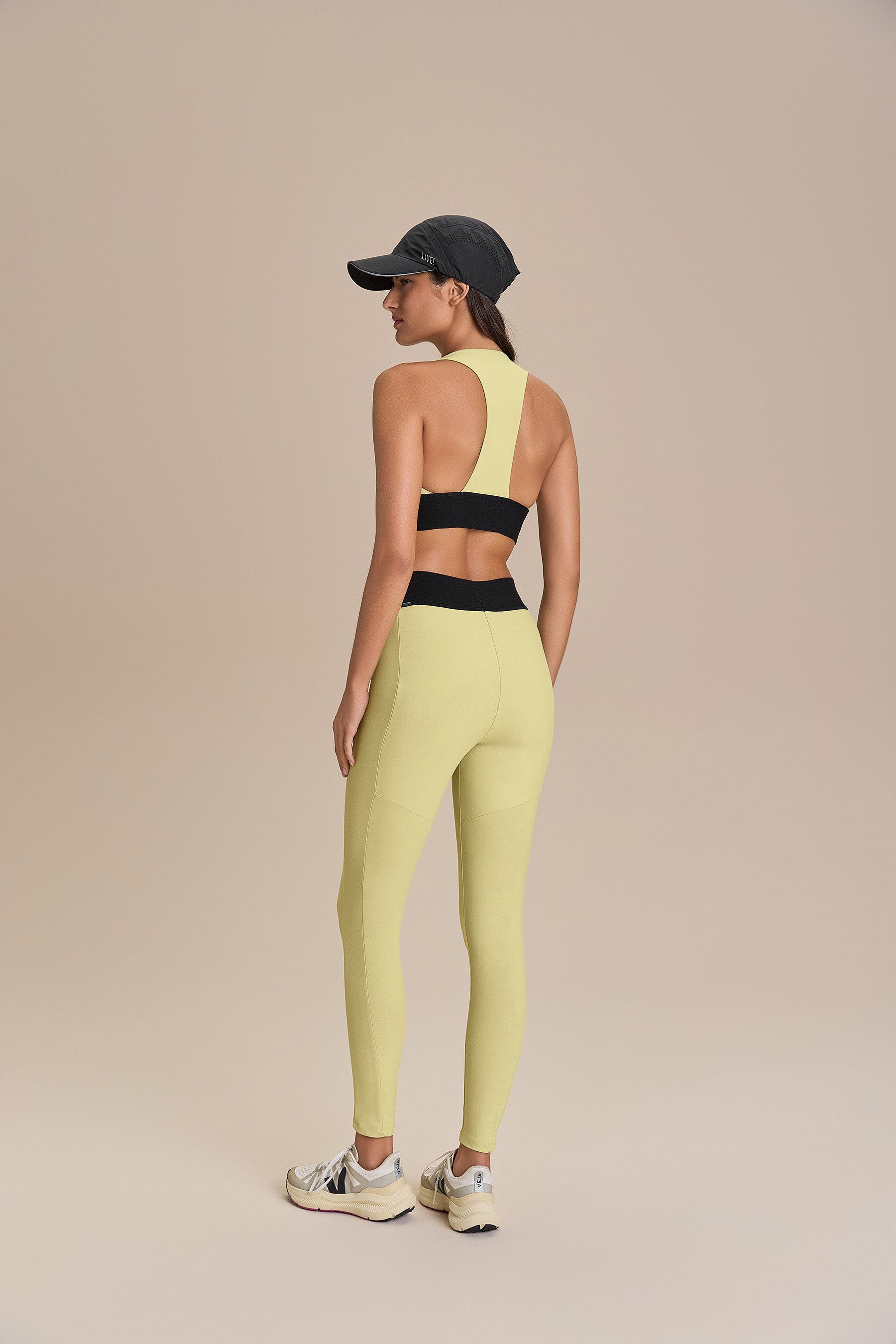 Premium Matcha Green Tea Racerback Sports Bra - High Support Workout Top for Yoga, Running & Gym - Breathable & Moisture Wicking Activewear