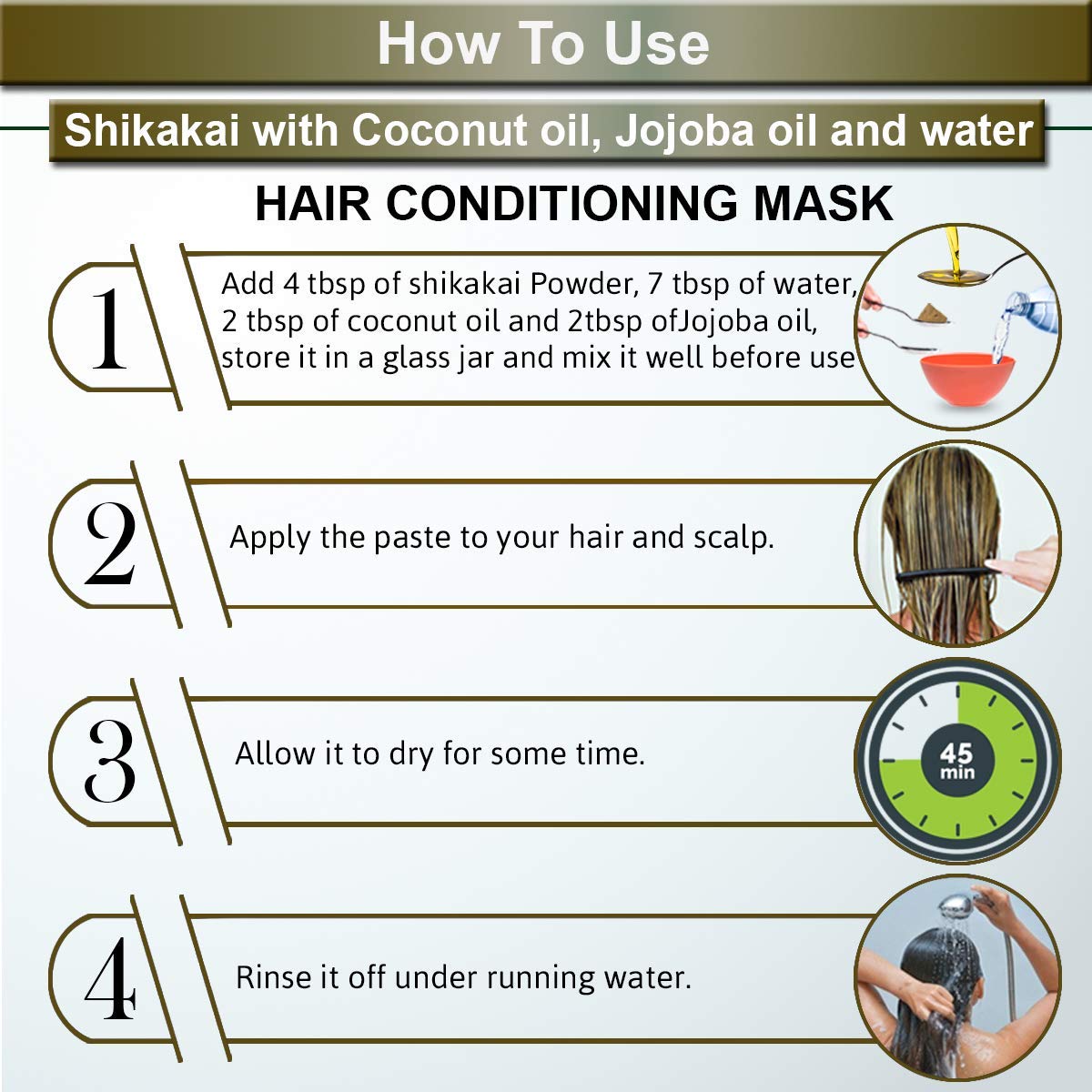 Organic Shikakai Powder for Hair Care - 200g | Natural Herbal Hair Strengthener, Shine & Conditioning | Ayurvedic Shampoo for Healthy Hair Growth & Scalp Care | Perfect for DIY Hair Treatments & Natural Beauty Routines