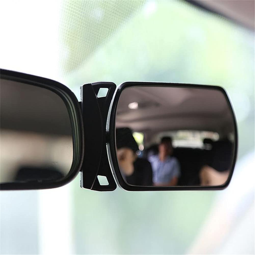 Adjustable Baby Car Rear View Mirror - Wide Clear View for Rear Facing Car Seat, Self-Adhesive Auxiliary Mirror for Safe Driving | Perfect for Parents Monitoring Infants in Backseat