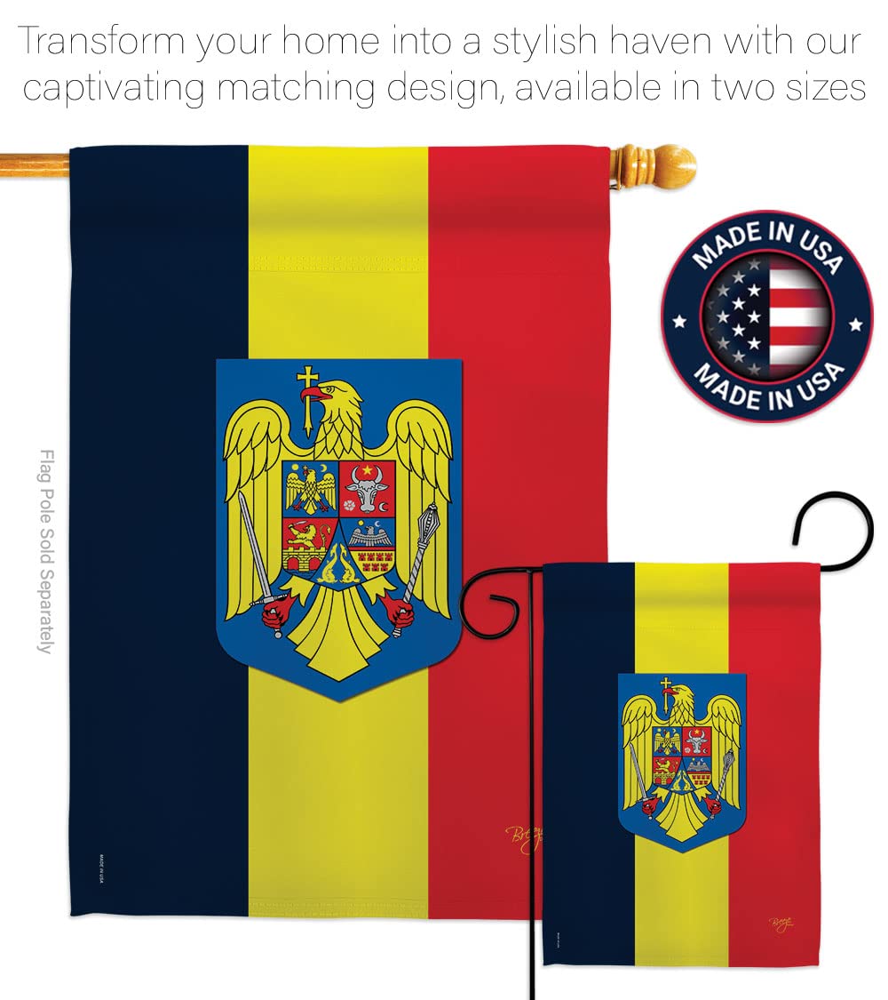 Romania National Flag Set 28x40